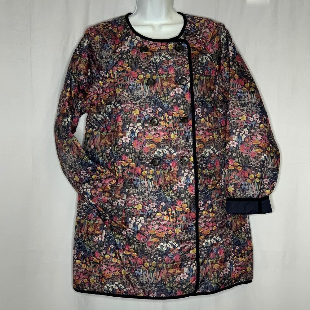NWT J Crew Liberty Print Reversible Quilted Jacket